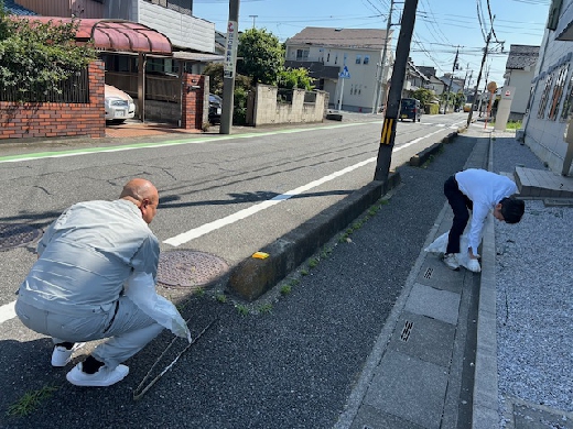清掃の様子