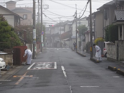 清掃の様子